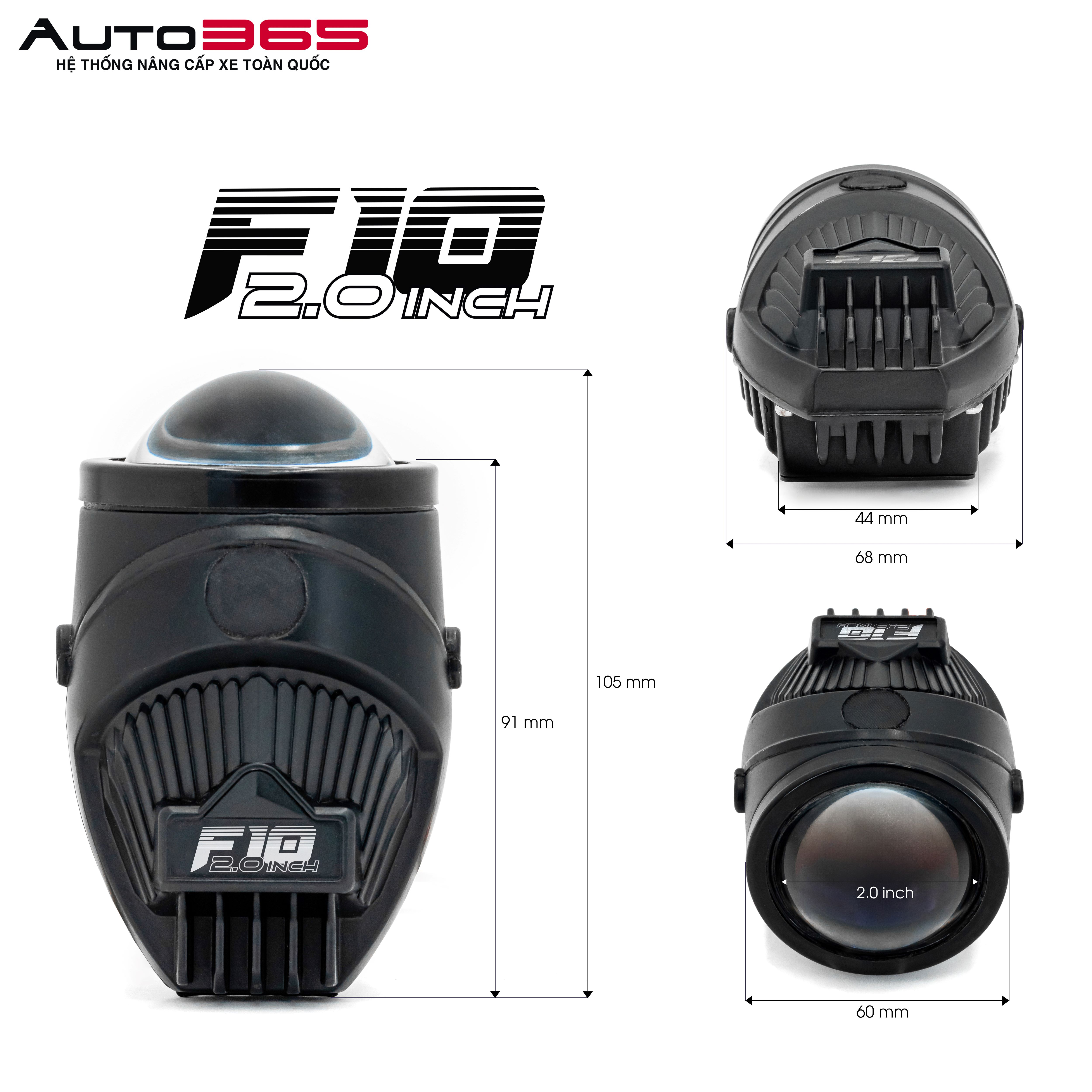 BI GẦM X-LIGHT F10 2.0 INCH 2023